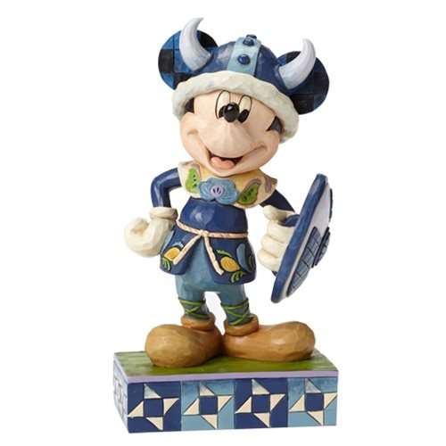 Enesco Jim Shore Disney Traditions Mickey Mouse Welcome to Norway Collection Figure