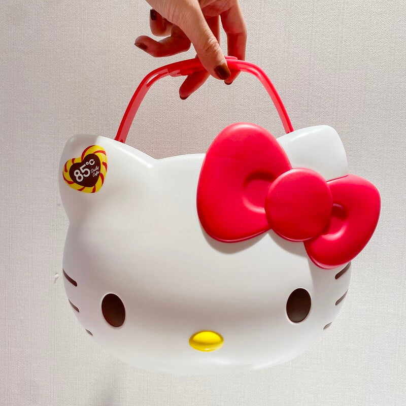 Sanrio Hello Kitty Taiwan 85cafe Limited Hello Kitty ver Plastic Two Cup Basket Holder