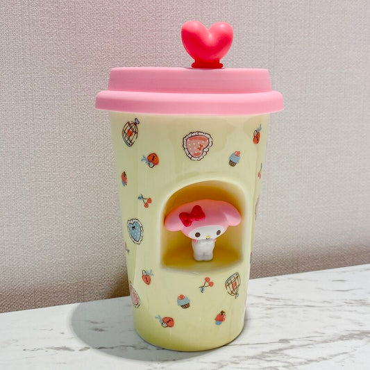 Sanrio Hello Kitty Taiwan 85cafe Limited 400ml My Melody ver Ceramics Cup Figure