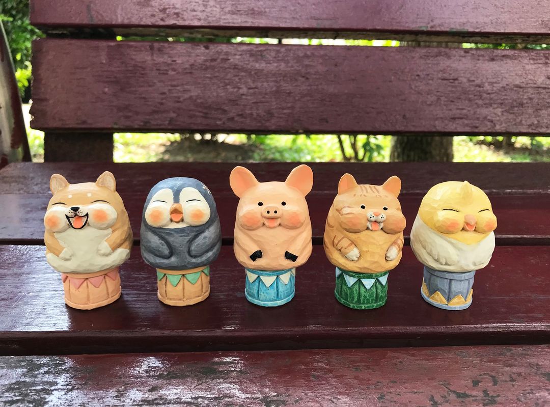 Animal Crave Gashapon Craving Animal Fruit 5 Trading Figure Set