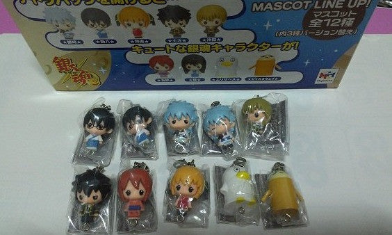 Megahouse Gintama Chara Fortune 9+1 Secret 10 Mascot Strap Trading Figure Set - Lavits Figure