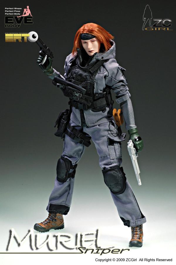ZCWO 12" 1/6 ZC Girl Series Muriel Black Edition Action Figure
