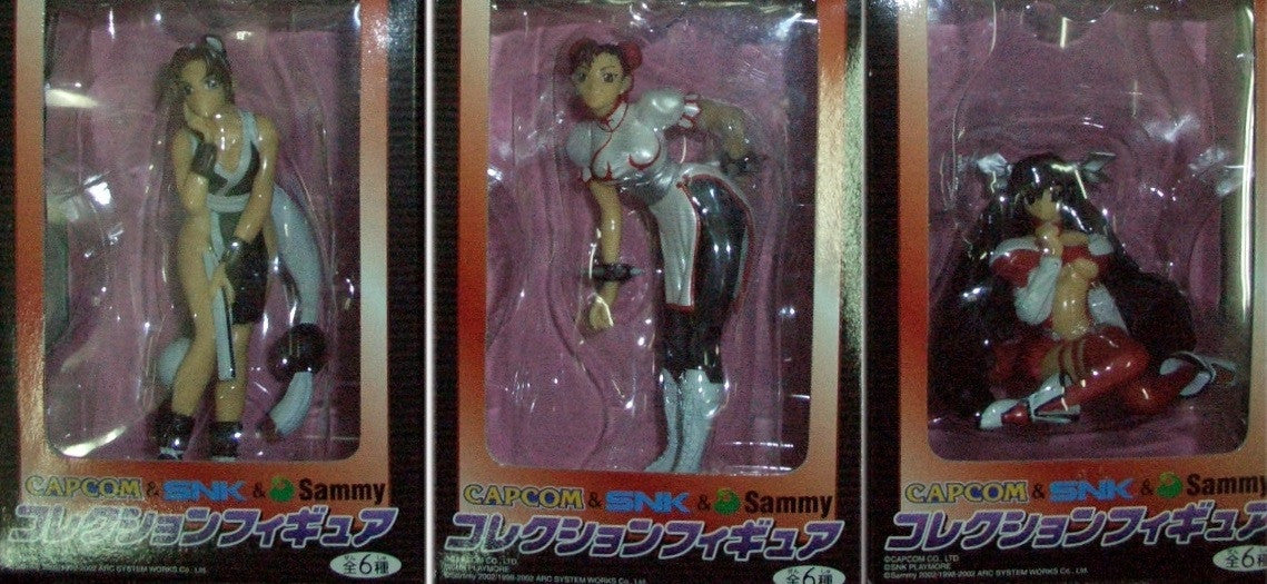 Banpresto 2003 Capcom SNK Sammy Collection Chun Li Mai Shiranui Dizzy 3 Figure Set Type B - Lavits Figure
- 2