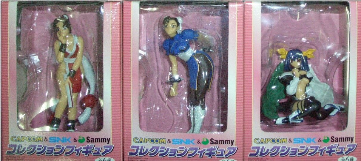 Banpresto 2003 Capcom SNK Sammy Collection Chun Li Mai Shiranui Dizzy 3 Figure Set Type A - Lavits Figure
- 2