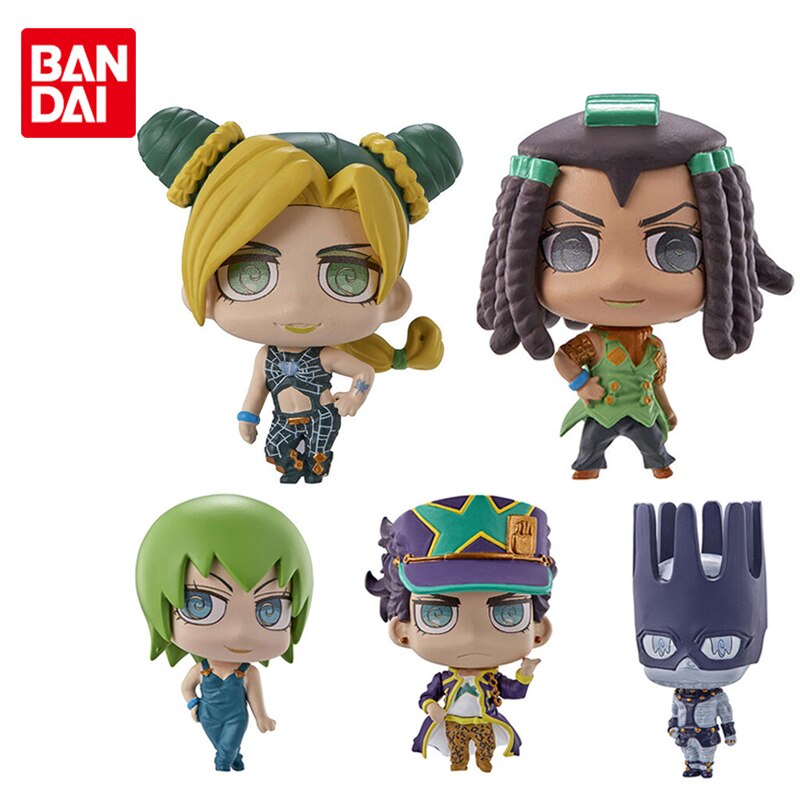 Bandai JoJo's Bizarre Adventure SD Gashapon 06 5 Collection Figure Set