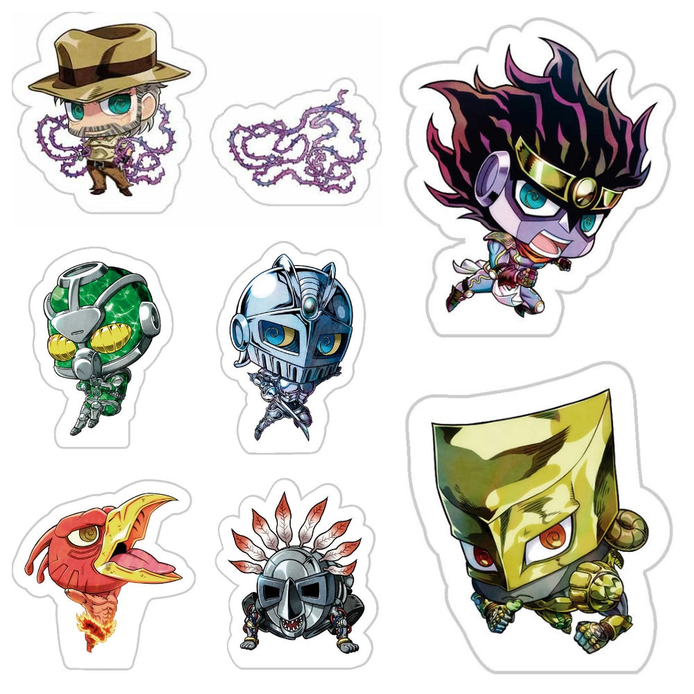 Bandai JoJo's Bizarre Adventure Stand x Stand Gashapon 01 7 Collection Figure Set