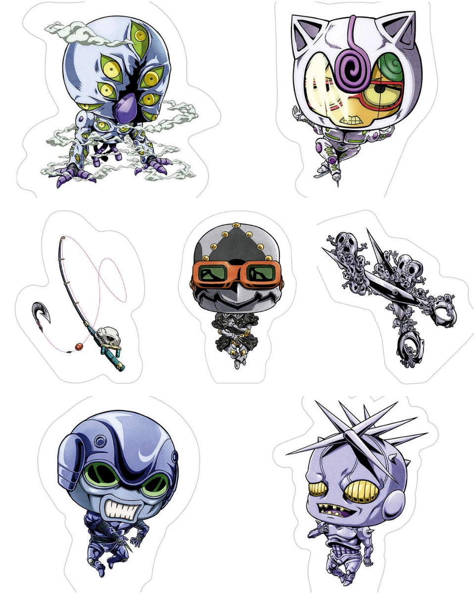 Bandai JoJo's Bizarre Adventure Stand x Stand Gashapon 04 7 Collection Figure Set