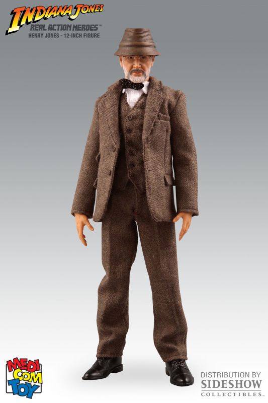 Medicom Toy 1/6 12" RAH Real Action Heroes Indiana Jones Henry Jones Figure