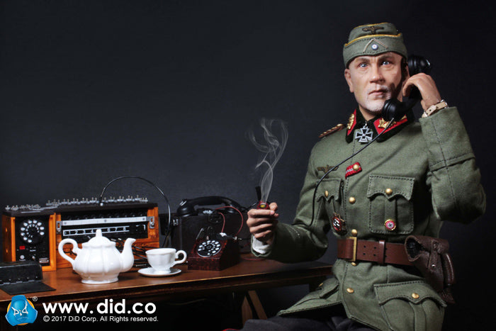 DID 1/6 12" D80123 WWII German Communications Set 2 WH Major General Drud Action Figure