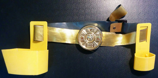 Bandai Power Rangers Zeo Ohranger 28" Gold Shinning Belt Cosplay Used - Lavits Figure
 - 1