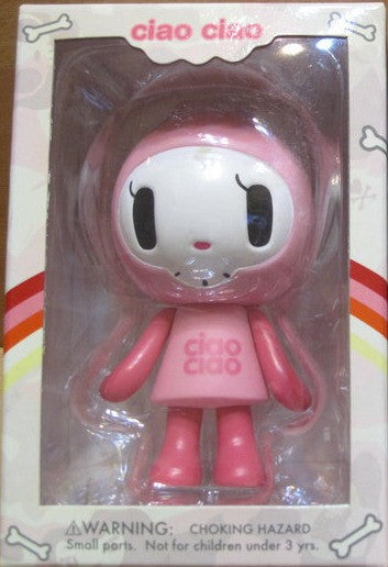 StrangeCo 2007 Simone Legno Tokidoki Brin Berliner Ciao Ciao Pink 5" Vinyl Figure - Lavits Figure