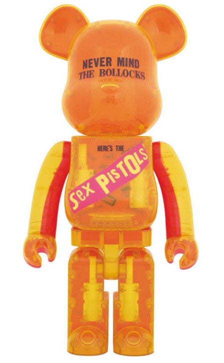 Medicom Toy Be@rbrick 1000% Live Nation Merchandise Sex Pistols Residuals  Clear Ver 29