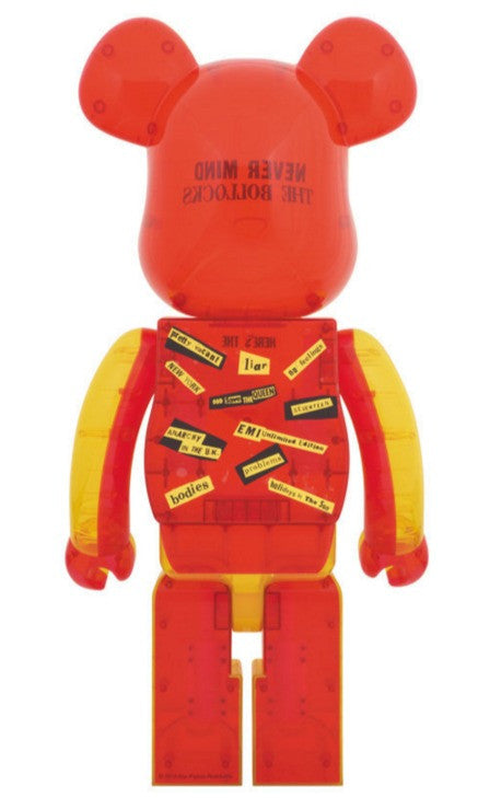 Medicom Toy Be@rbrick 1000% Live Nation Merchandise Sex Pistols Residuals Clear Ver 29" Vinyl Figure - Lavits Figure
- 2