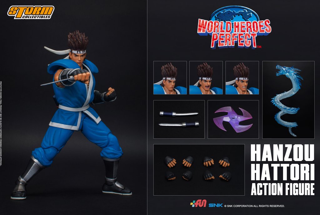 Storm Toys 1/12 Collectibles World Heroes Perfect Hanzou Hattori Action Figure