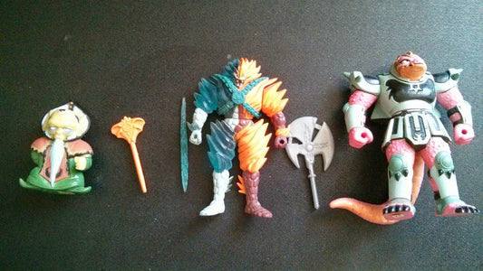 Takara Dragon Adventure Quest Fly Dai No Daibouken 3 Action Figure Set Zaboera Crocodine - Lavits Figure