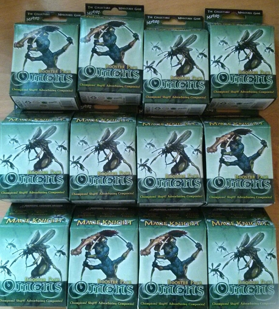 Wizkids Mage Knight MK Miniatures Figure Omens Booster Pack 12 Sealed Box Set - Lavits Figure
- 1
