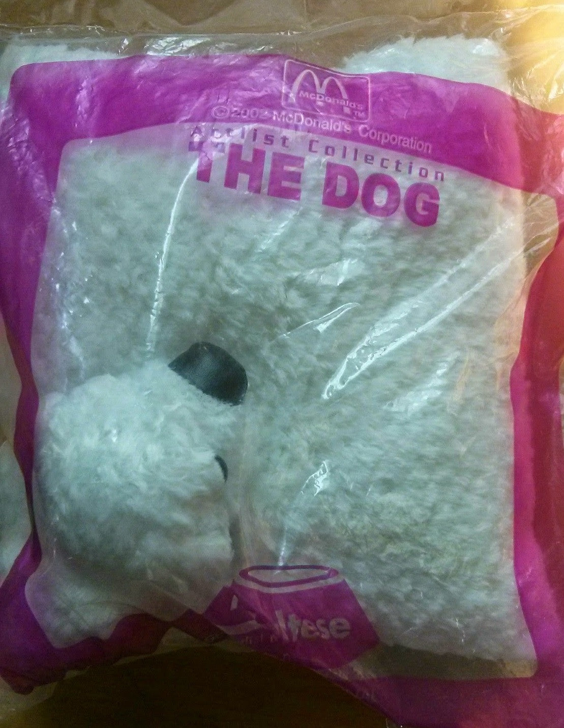 Mcdonalds 2002 The Dog Artlist Collection 6 8" Mini Pillow Plush Figure Set - Lavits Figure
- 5
