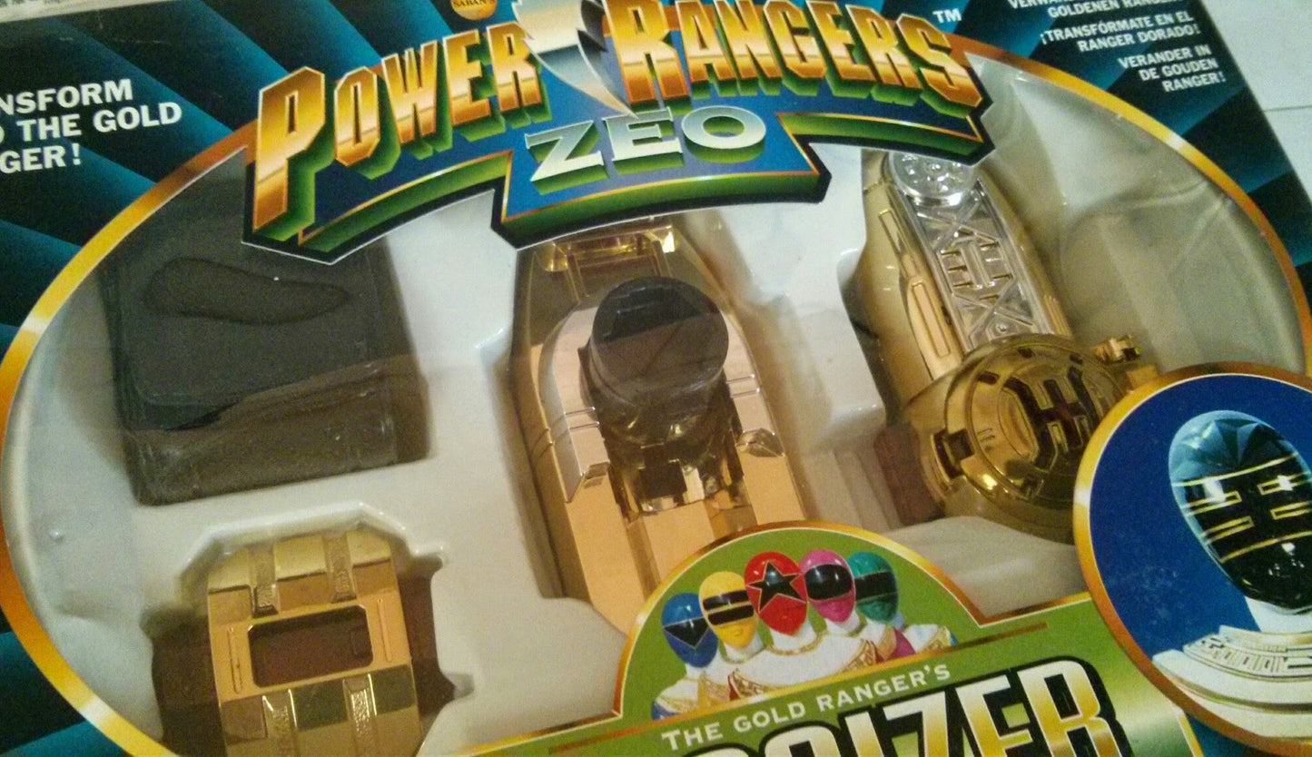 Bandai Power Rangers Zeo Ohranger Zeonizer Gold Morpher Play Set #2576 - Lavits Figure
- 2