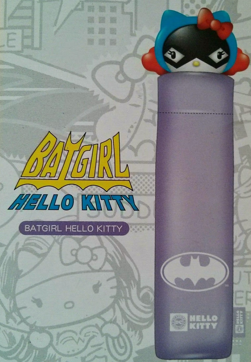 Sanrio Hello Kitty x Dc Comics Batgirl Water Color Changed Umbrella - Lavits Figure
- 1