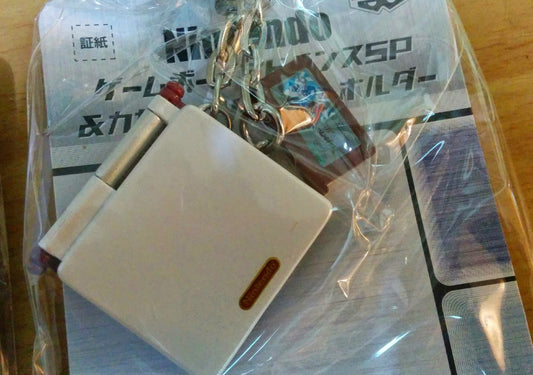 Banpresto 2004 Nintendo GBA Game Boy Advance SP & Cassette Official Keychain Ice Climber Ver Mini Console Figure - Lavits Figure