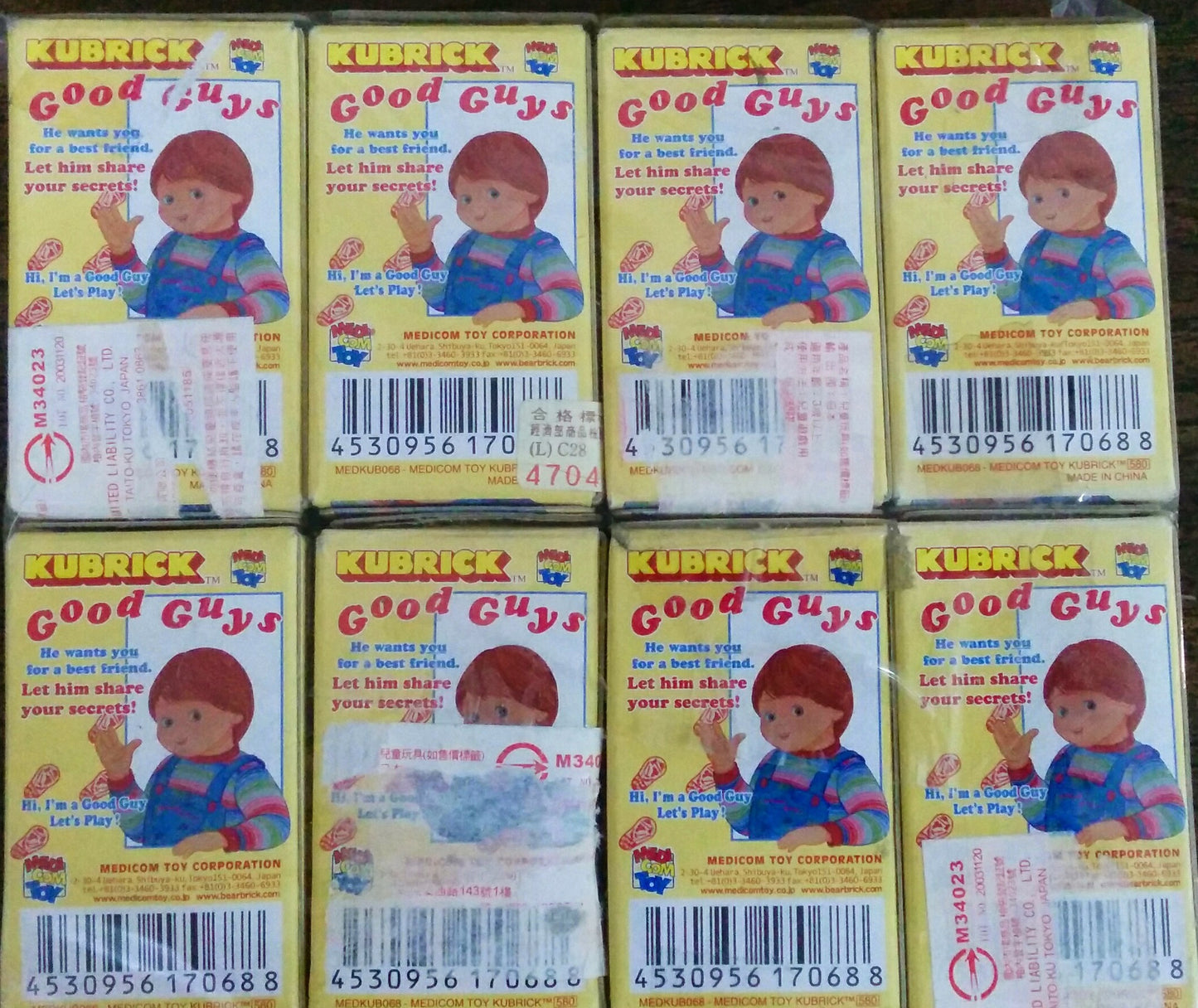 Medicom Toys Kubrick 100% Childs Play 2 Good Guys 8 Action Figure Set - Lavits Figure
- 2