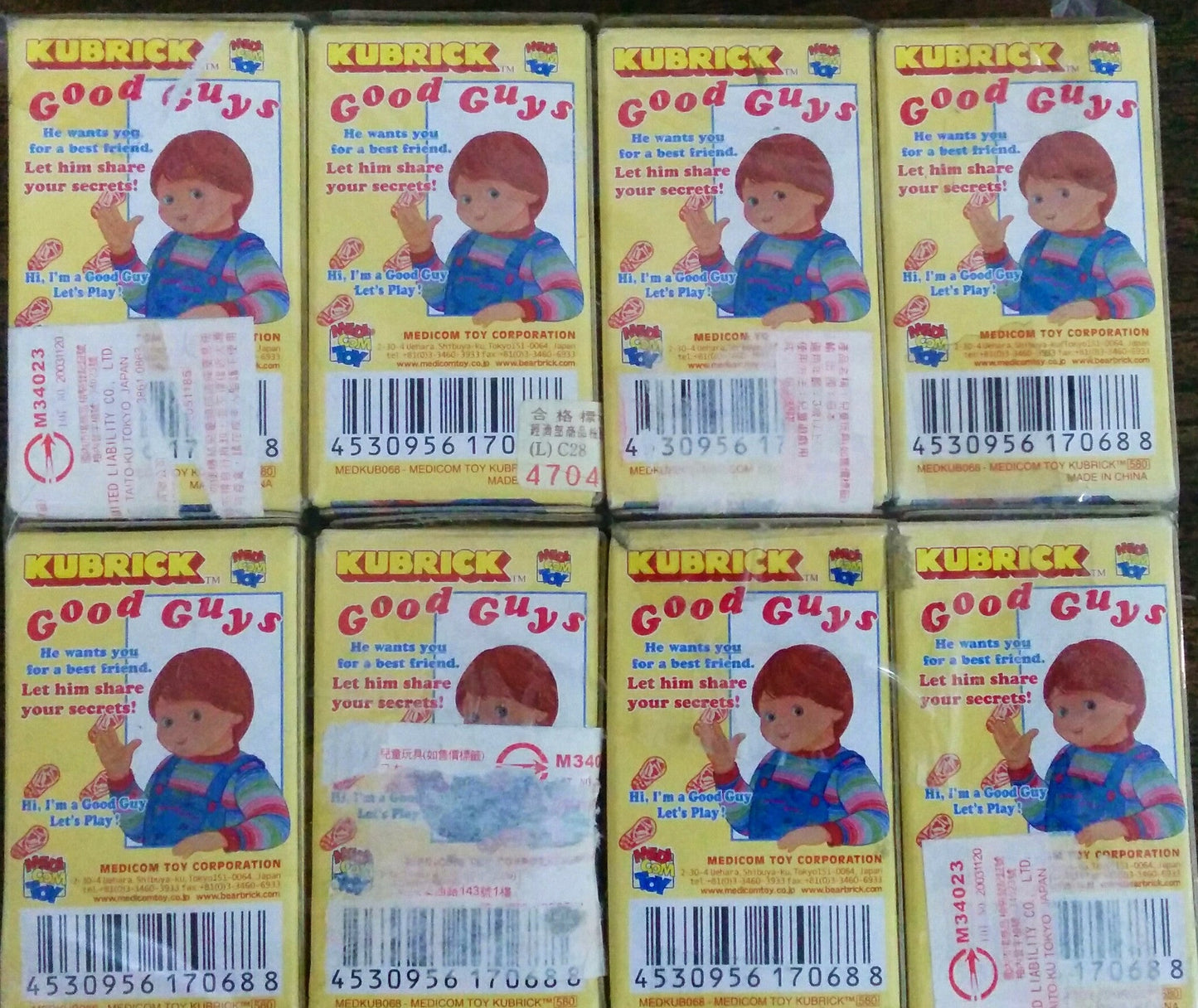Medicom Toys Kubrick 100% Childs Play 2 Good Guys 8 Action Figure Set - Lavits Figure
- 2