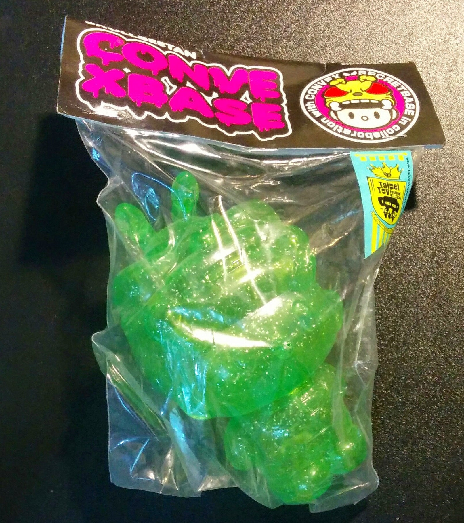 Secret Base 2009 Convex Skullbeetan Clear Green Ver 5" Vinyl Figure - Lavits Figure