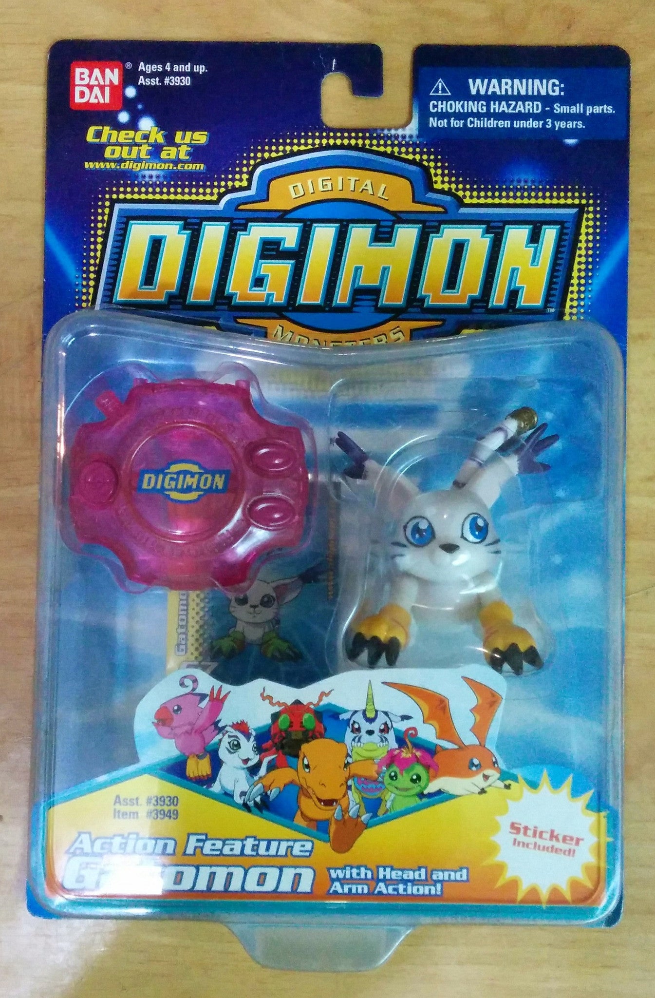 Bandai Digimon Digital Monster 3" Gatomon Action Feature Collection Figure - Lavits Figure
- 1