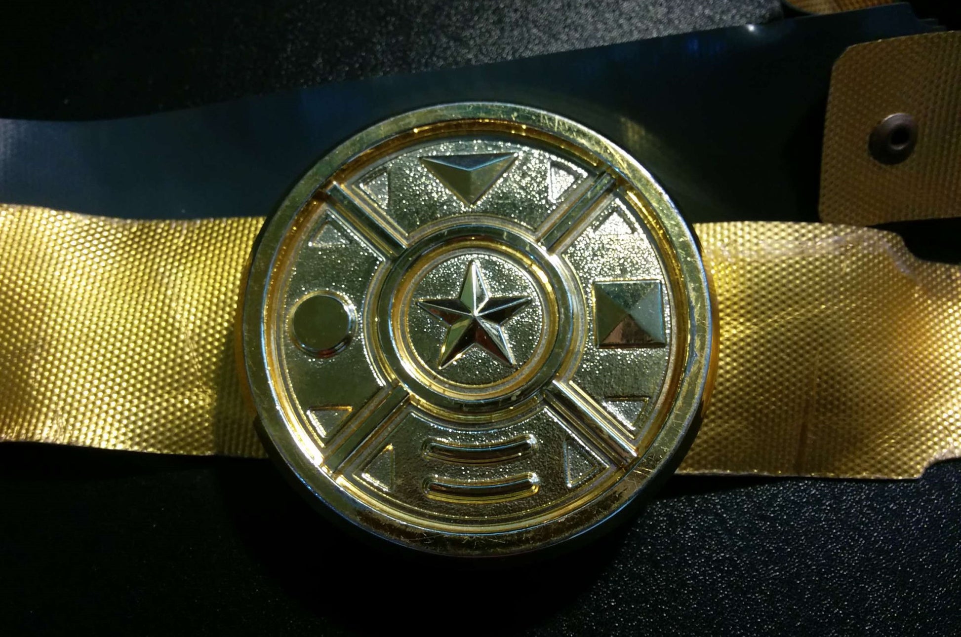 Bandai Power Rangers Zeo Ohranger 28" Gold Shinning Belt Cosplay Used - Lavits Figure
 - 2