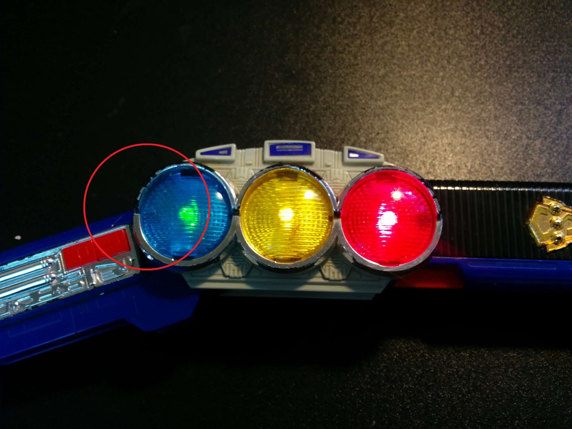 Bandai Power Rangers Turbo Carranger Signizer Badge Weapon Morpher Trading Figure - Lavits Figure
 - 4