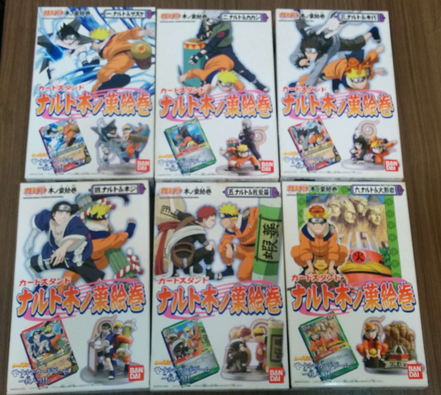Bandai Naruto Shippuden Comic Cover 6 Mini Trading Figure Set - Lavits Figure
- 1