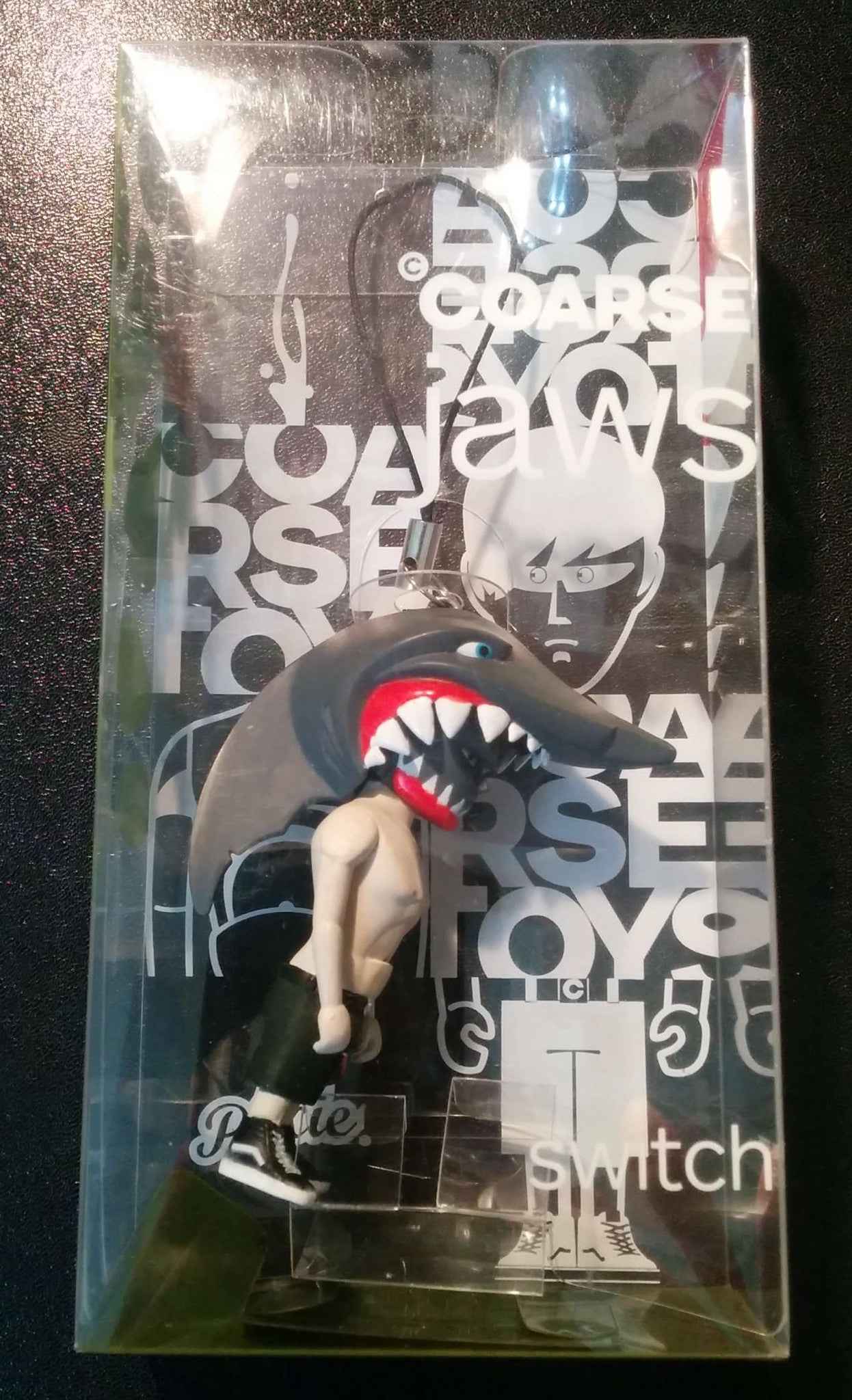 Coarsetoys Mark Landwehr Jaws Key Chain Black Ver 2.5" Vinyl Figure - Lavits Figure