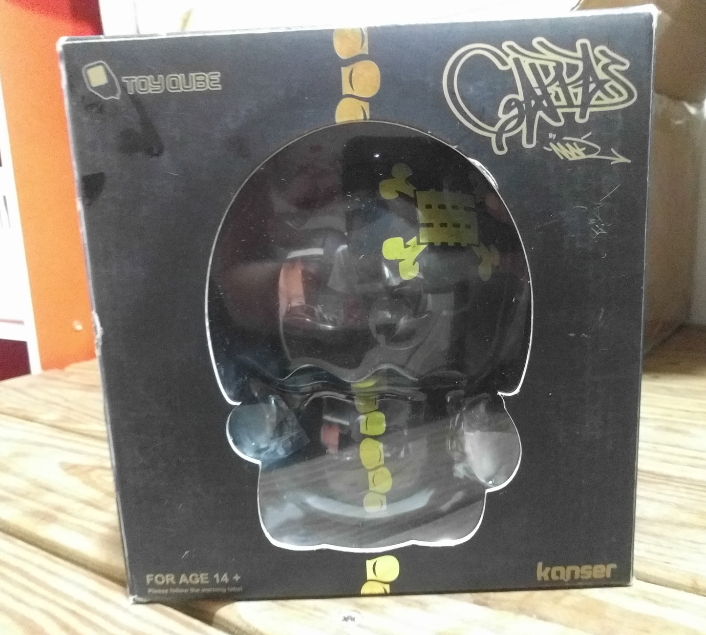 ToyQube 2007 Jeremy Madl MAD Cappa Kanser Black Ver 6" Vinyl Figure Used