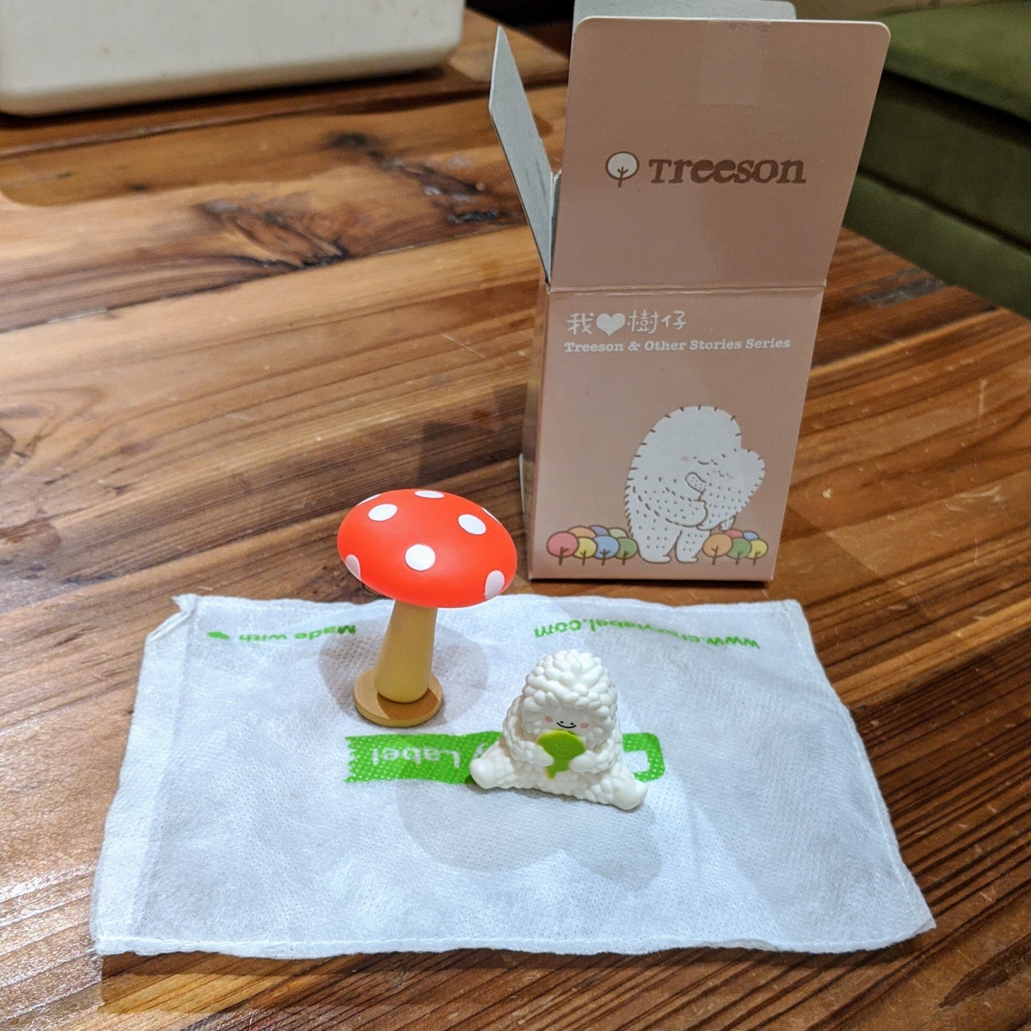 Crazylabel 2010 Bubi Au Yeung Treeson & Other Stories Series 2 Characters Mushroom 3" Vinyl Figure