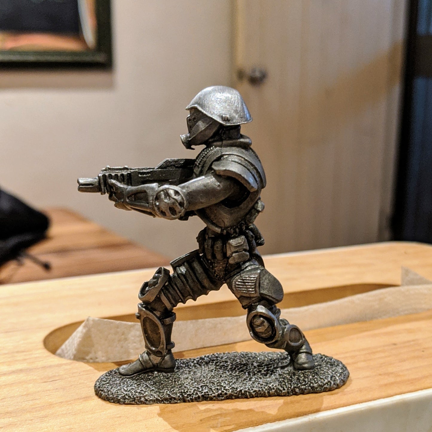 Westwood Studios 1999 Command & Conquer Tlberian Sun Collector's Edition Nod Soldier Metal Trading Figure