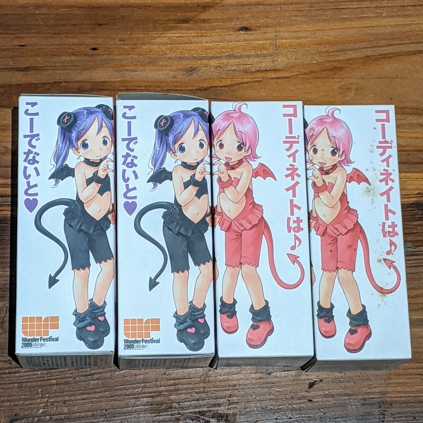 Wonder Festival WF 2005 Mascot Wonda & Reset Stylish Thief 4 Trading Collection Figure Set