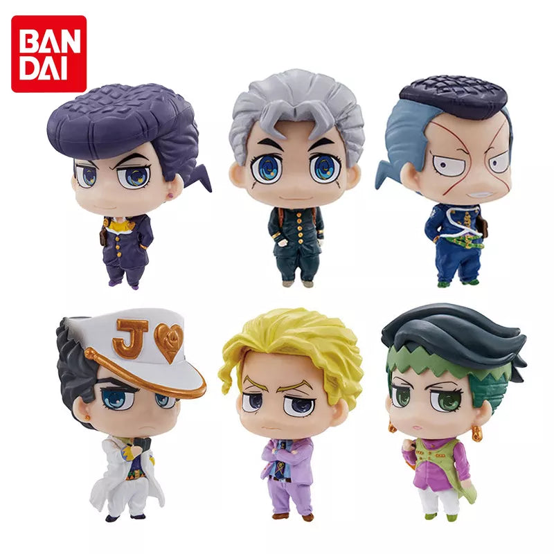 Bandai JoJo's Bizarre Adventure SD Gashapon 02 6 Collection Figure Set