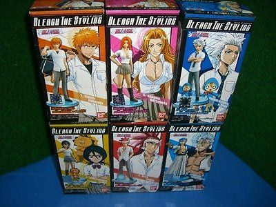 Bandai Bleach Styling Trading Part Vol. 1 6 Collection Figure Set - Lavits Figure