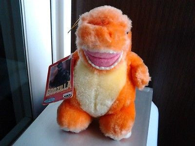 Banpresto 1993 Godzilla Orange 6" Plush Doll Figure - Lavits Figure
- 2