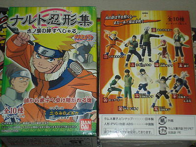 Bandai Naruto Shippuden Ningyou Leaf Village 10 Trading Figure Set Hatake Kakashi Hyuga Neji - Lavits Figure
- 2
