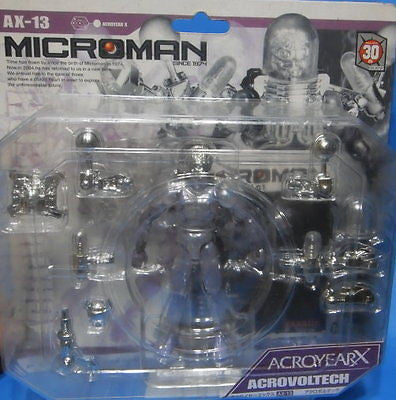 Takara 2004 Microman Acroyear X Series AX-13 AcroVoltech Action Figure - Lavits Figure