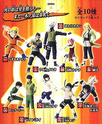 Bandai Naruto Shippuden Ningyou Leaf Village 10 Trading Figure Set Hatake Kakashi Hyuga Neji - Lavits Figure
- 1