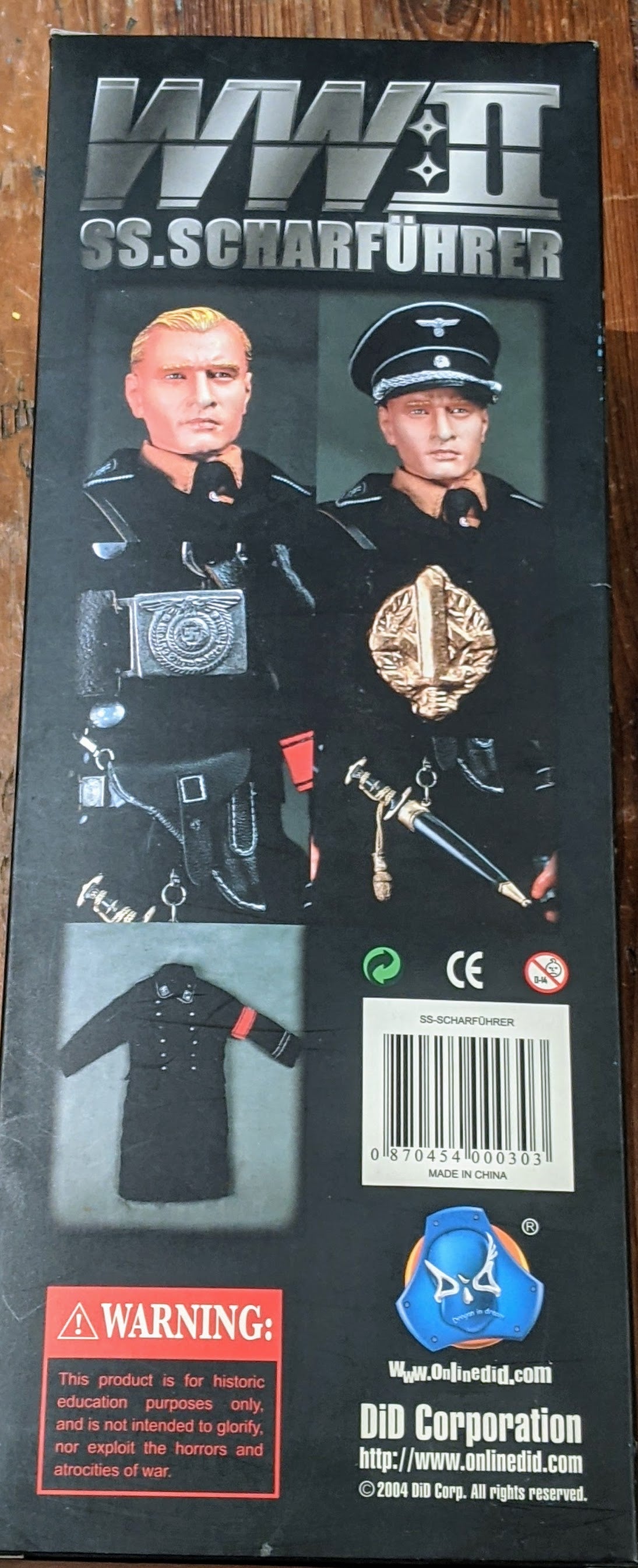 DID 1/6 12" WWII German SS Scharfuhrer Action Figure