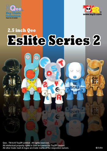 Toy2R 2009 Qee Key Chain Collection Eslite Limited Series 2 5 2.5" Figure Set - Lavits Figure