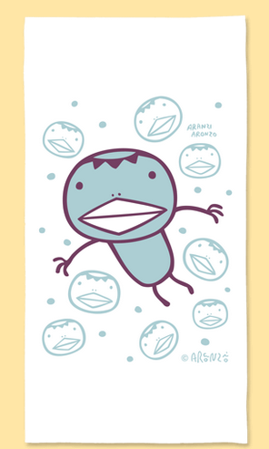 Aranzi Aronzo Taiwan Family Mart Limited 55" White Ver Beach Towel - Lavits Figure