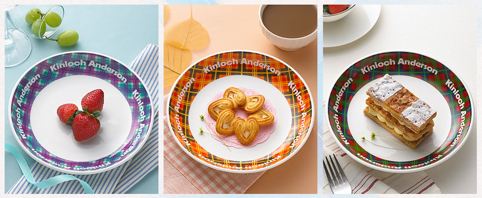 Kinloch Anderson Hi-Life Limited 3 Type 8" Ceramics Plate Dish Set - Lavits Figure