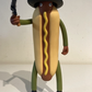 Amos Toys 2005 Will Sweeney Helmut The Hot Dog Man 5" Vinyl Figure