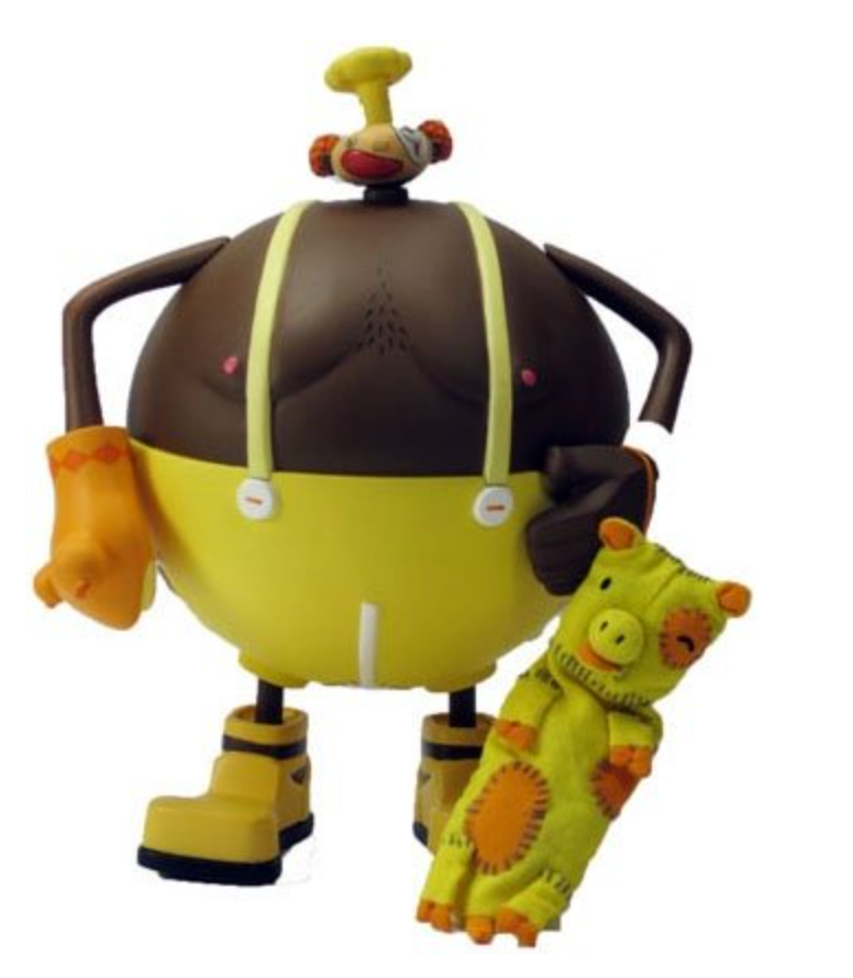 Brothersfree Brothersjoker BJ Bowl Brown ver 7" Vinyl Figure