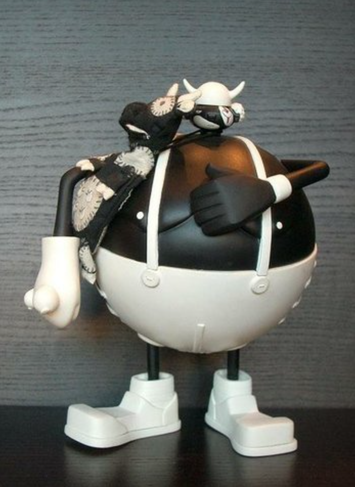 Brothersfree Brothersjoker BJ Bowl White ver 7" Vinyl Figure