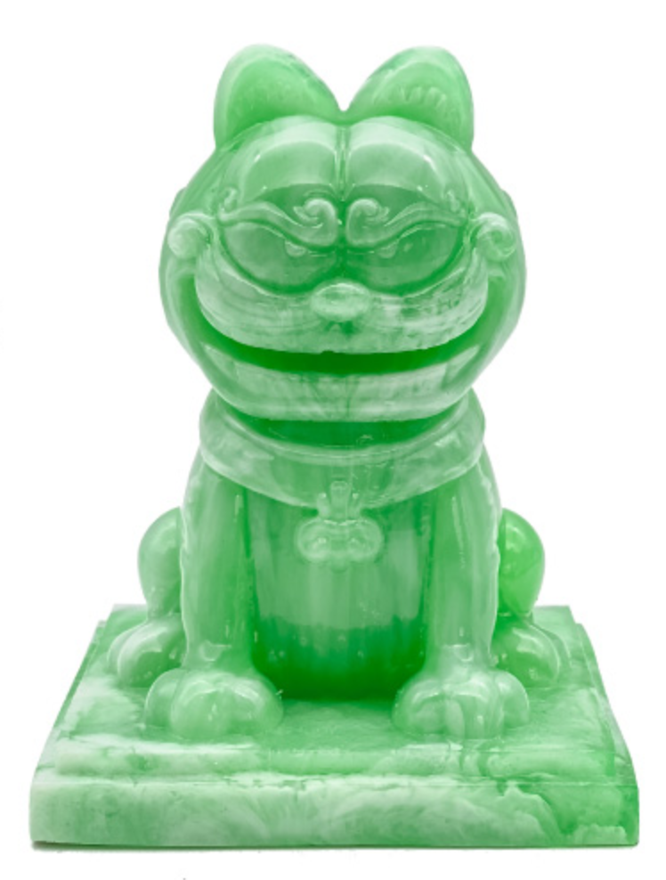 Too Cheap Art Nickelodeon Garfield x Family Mart Taiwan Limited Jade Color ver 5" Trading Figure
